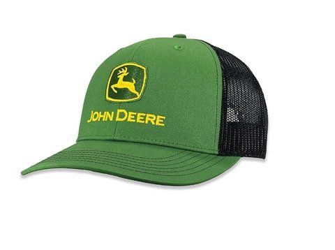 Кепка-тракер John Deere (темно-зелена з сіткою) чоловіча